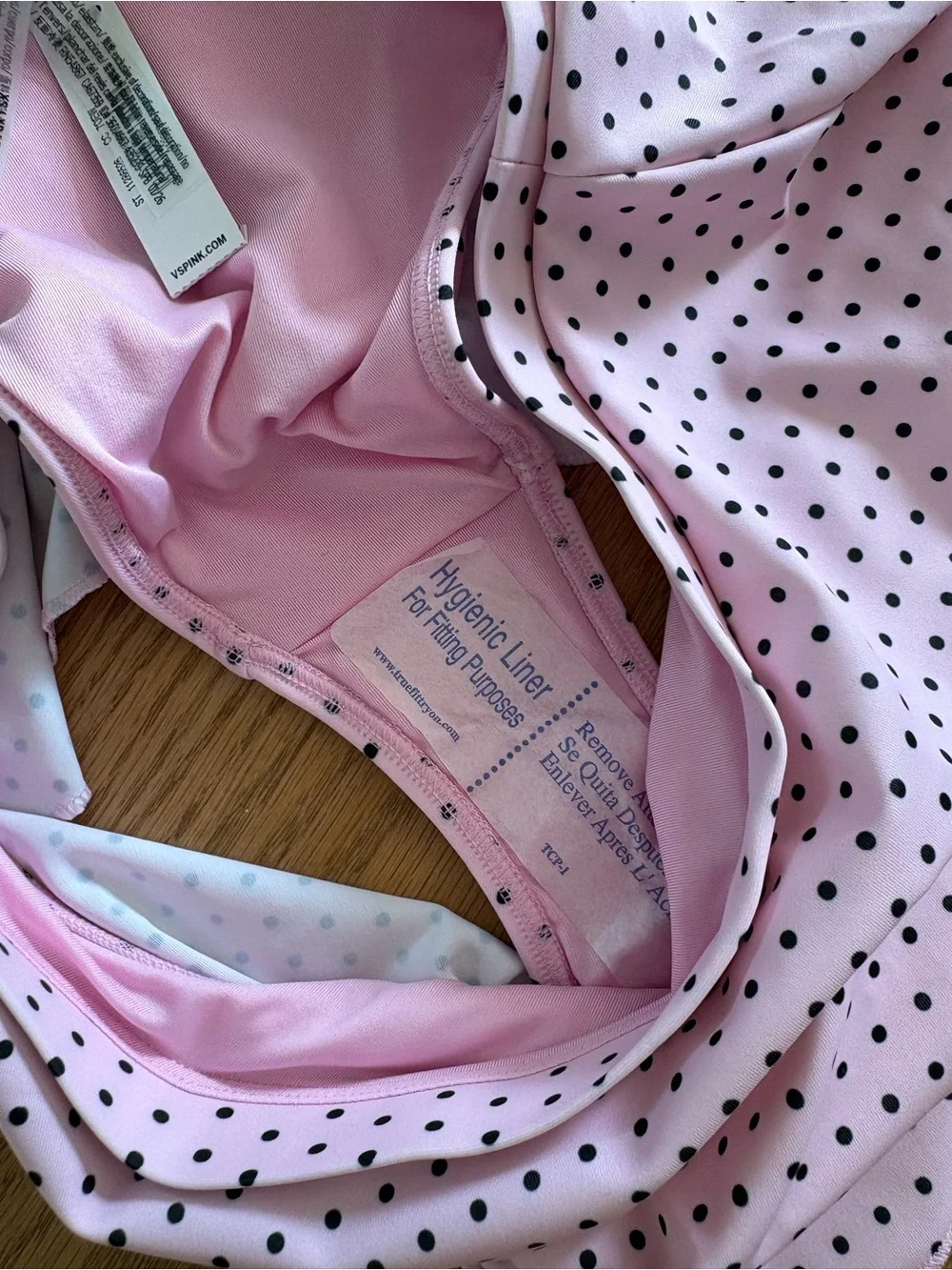 Frankies bikinis Pink Polka Dot Two-Piece Set